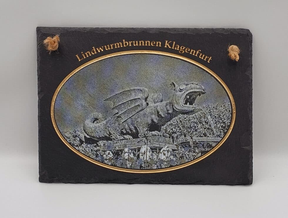Schiefer-Schieferplatte gravur Kaernten geschenk-firmengeschenk ehrung-wappengravur