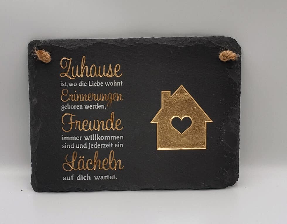 Schiefer Schieferplatte gravur Kaernten geschenk firmengeschenk ehrung