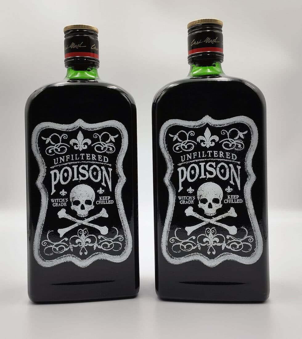 flaschen-gravur von mk gravurkunst-weinflasche preis pokal jaegermeister-schnaps